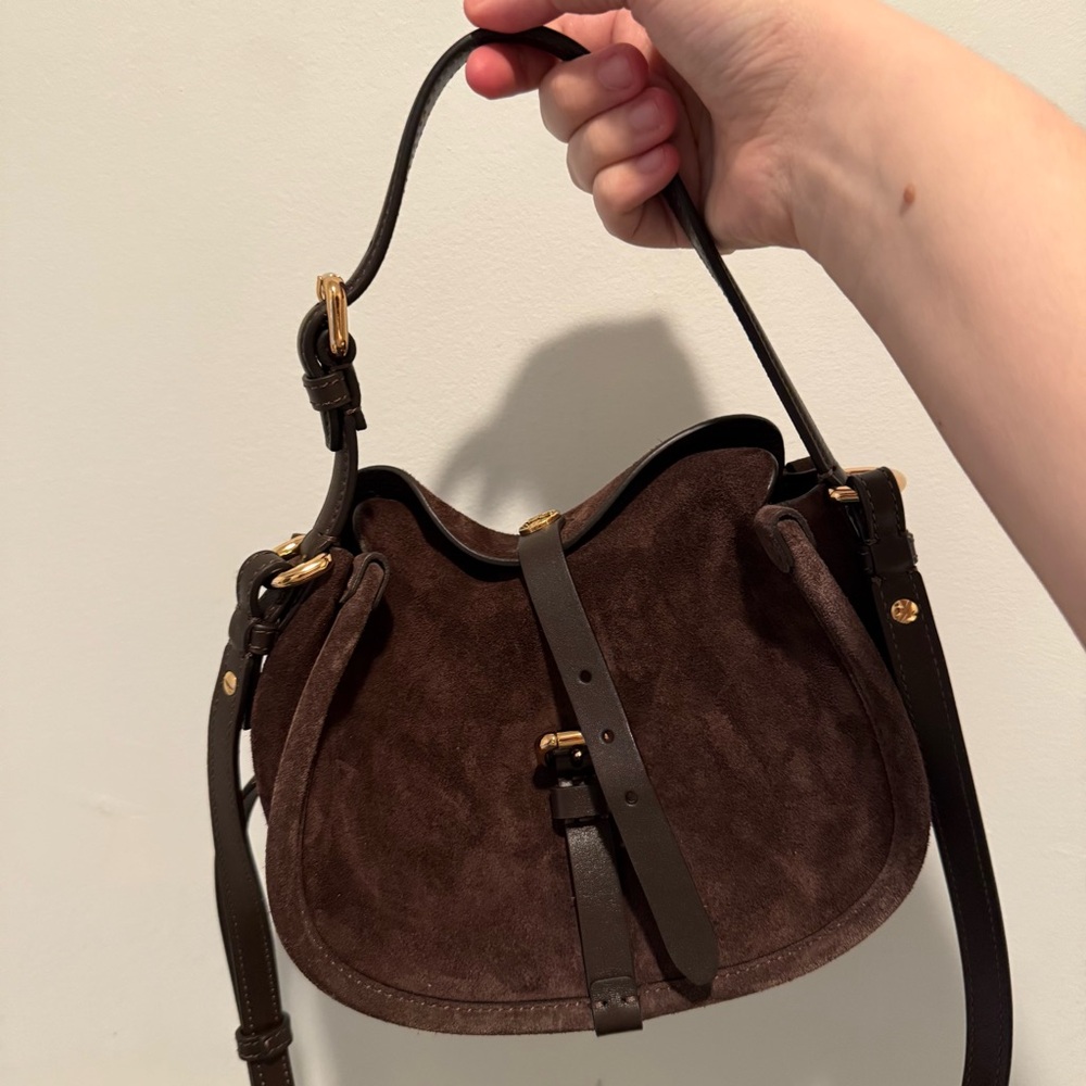 Etro Small Suede Pony Bag
